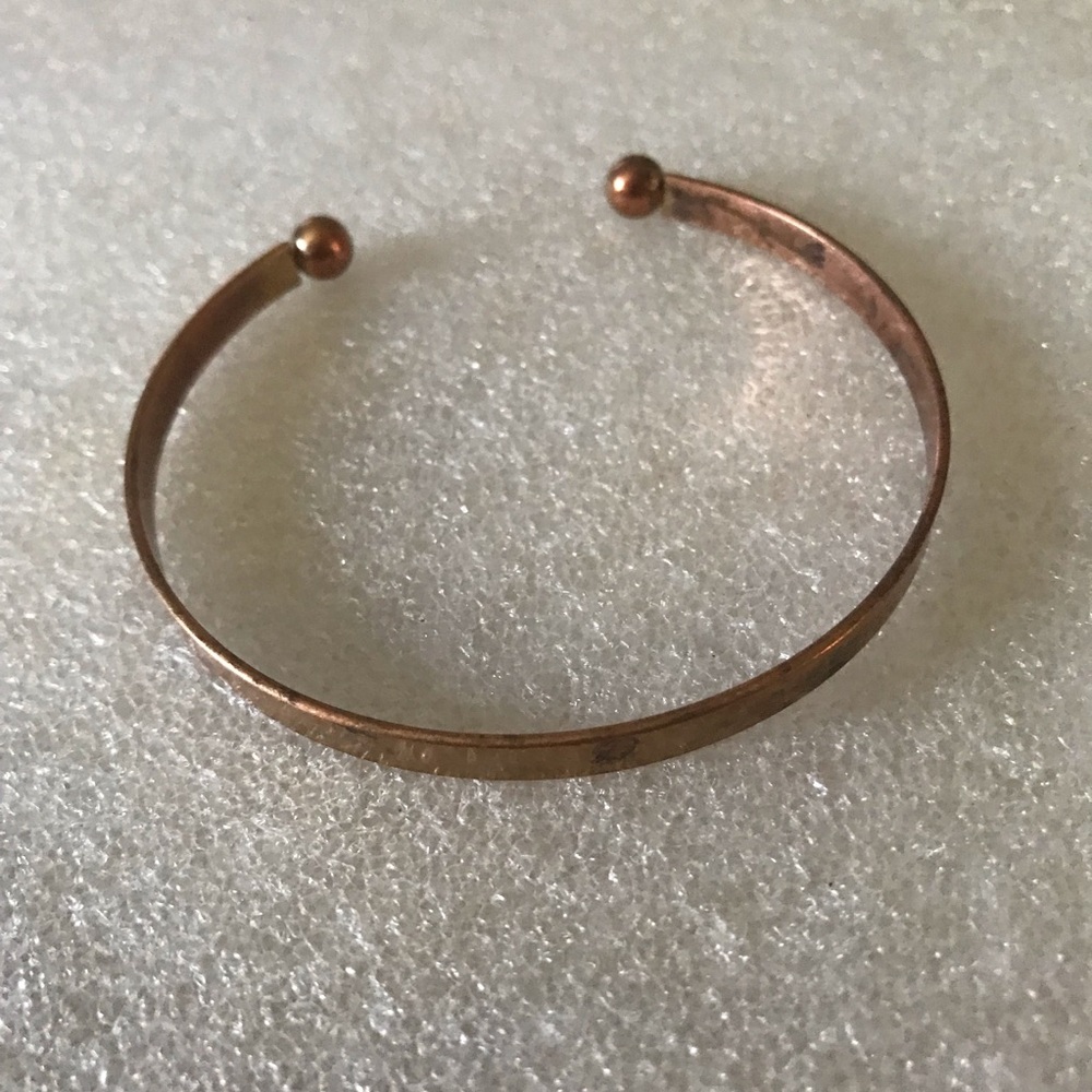 Copper- Open Bangle Bracelet - Women Jewelry